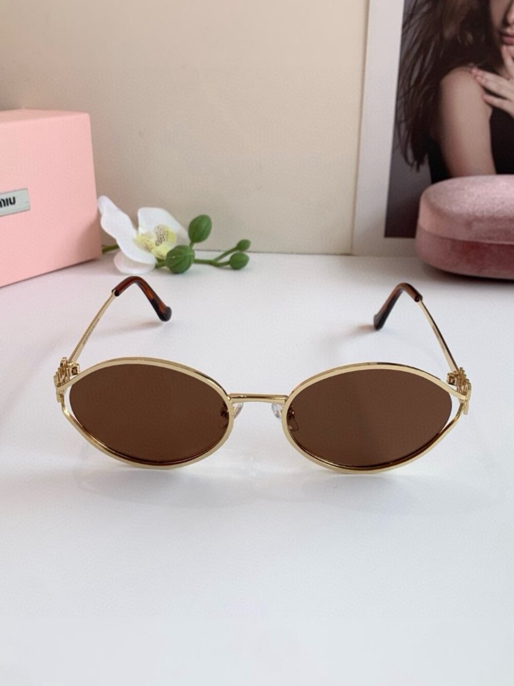 Miu Miu New Small Frame Sunglasses